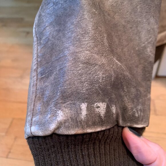 Flight Club bomber leather Jacket - Picture 12 of 16